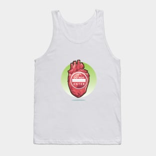 Heart- Do not enter Tank Top